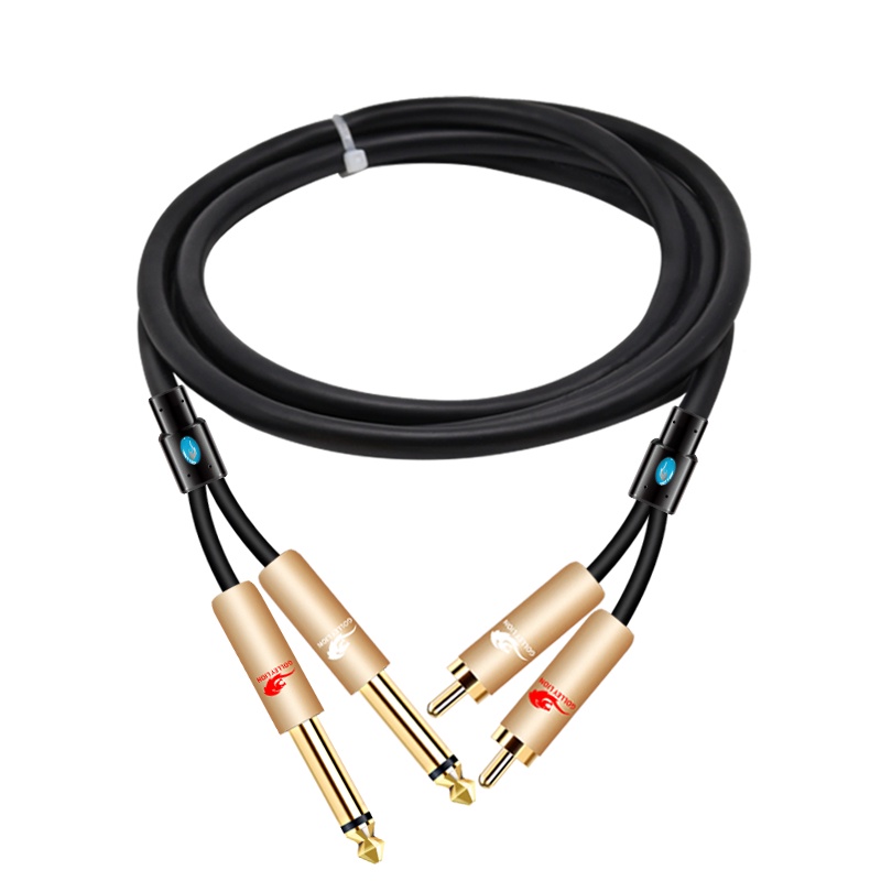 Golley Lion 6.35มม.1/4 นิ้ว Ts Mono To Rca รูปที่ 2