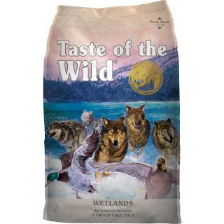 Taste of the wild Wetlands Canine Formula with Roasted Wild Fowl ขนาด 12.7 กิโลกรัม มีให้เลือก 5 สูตร