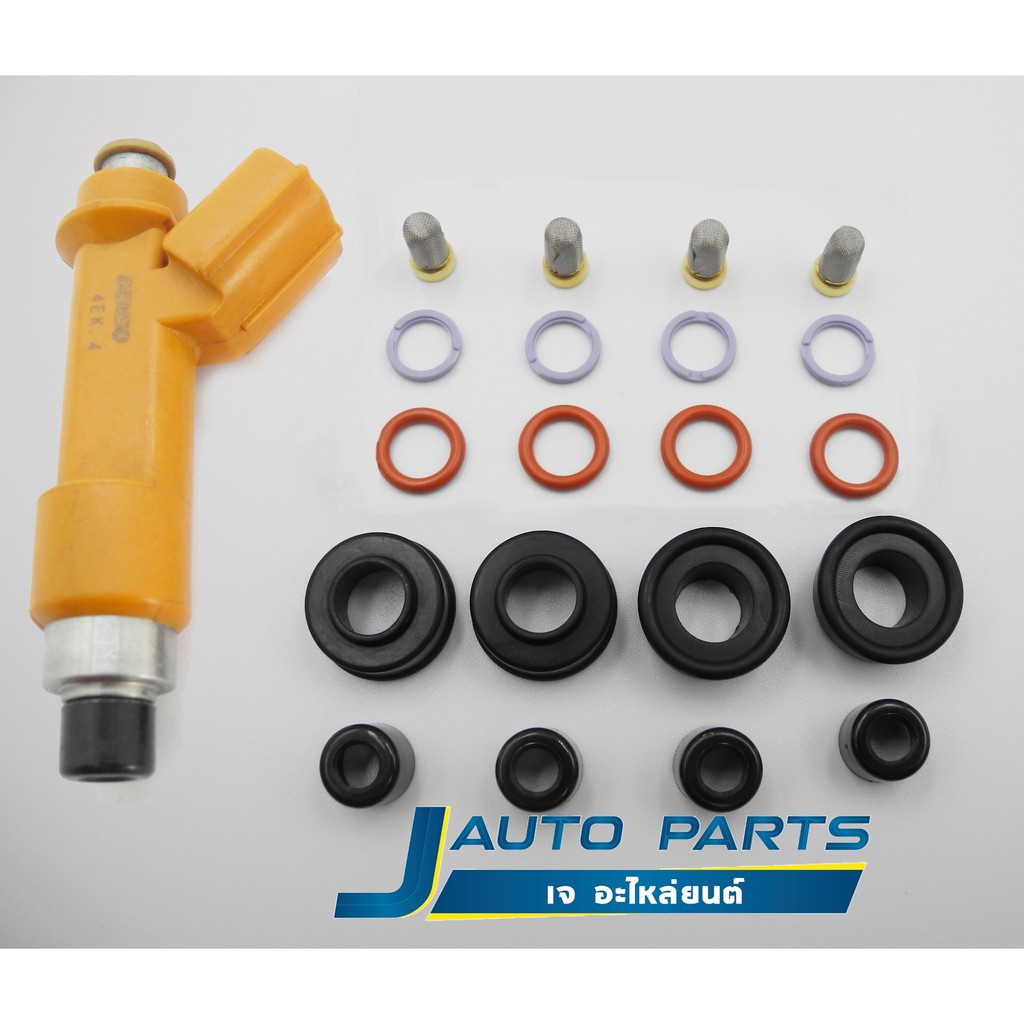 ชุดซ่อมหัวฉีด Toyota โตโยต้า 1NZ / อะไหล่ กรองแสตนเลส โอริง ปลอก รองรับน้ำมันเบนซิน E10 E20 E85 91 9