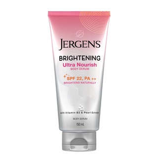 Jergen Brightening Ultra Nourish เจอเก้นเซรั่มกันแดด SPF22 PA++ 150 ML.