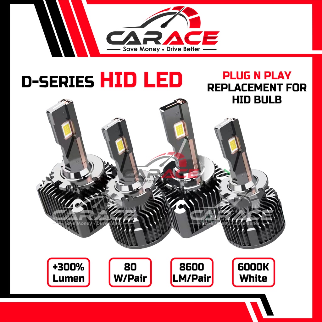 HID ถึง LED D-Series รถ LED 1:1 ไฟหน้าไฟหน้า HID หลอดไฟ D1S D2S D3S D4S HID หลอดไฟ LED Super Bright 