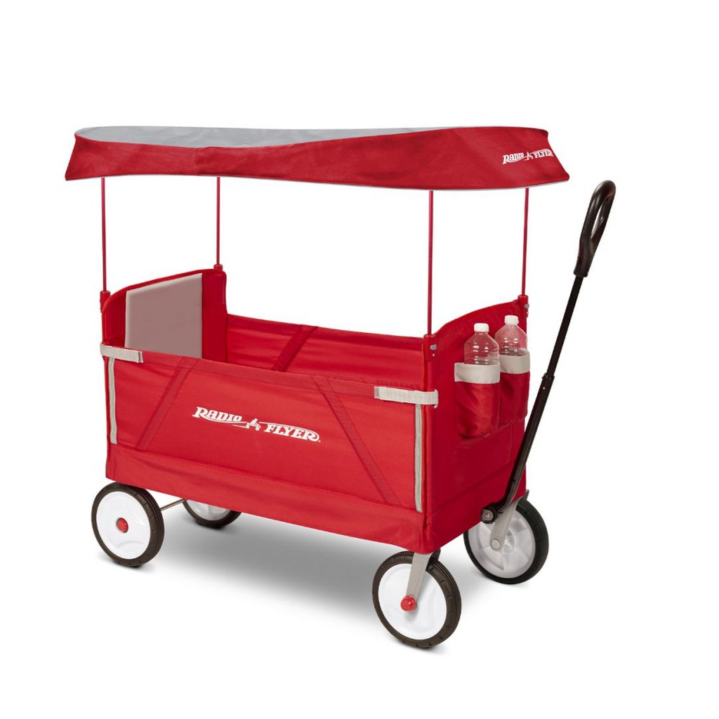 Radio Flyer : RFR3951* รถลาก Deluxe 3-in-1 EZ Fold Wagon