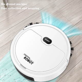 หุ่นยนต์ดูดฝุ่น หุ่นยนต์กวาด 2 ใน 1 กวาดดูดและถู Robot vacuum cleaner wireless floor machine household เส้นผ่านศูนย์กลาง 28 ซม หุ่นยนต์ดูดฝุ่น อัตโนมัติชาร์จUSB