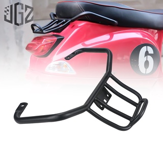 ตะแกรงหลังเวสป้าพิงต่ำ สีดำ พิงต่ำ for Vespa S150 LXV150 VXL150 2013-2019 2020 2021 Motorcycle Aluminium Rear Luggage Rack Bracket Tailstock Shelf Holder