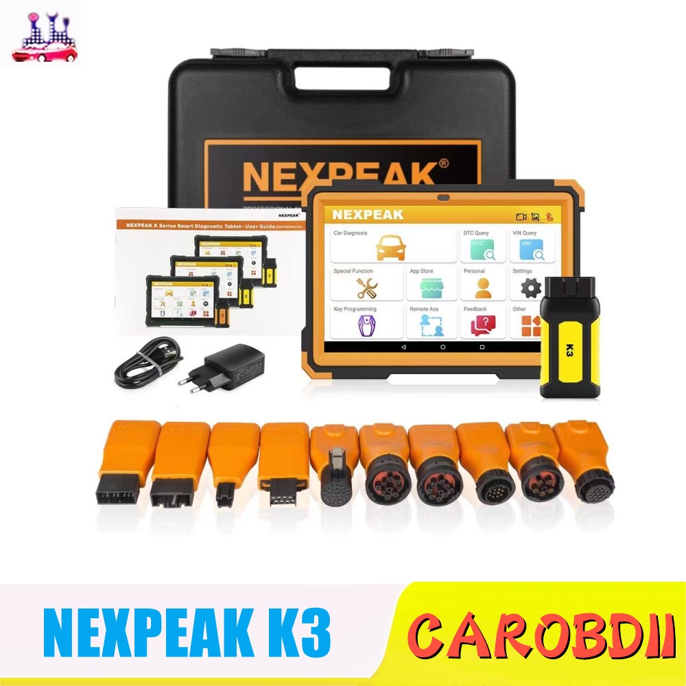 NEXPEAK K3 Professional รถและรถบรรทุกเครื่องมือวินิจฉัย PK XTOOL PS90 PRO X431 V + HD ANCEL X7 สําหร