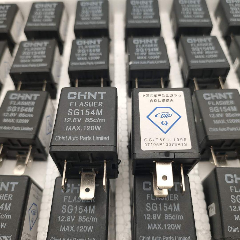 relay 3ขา รีเลย์ CHNT FLASHER SG154M 12.8V 85c/M Max.120W