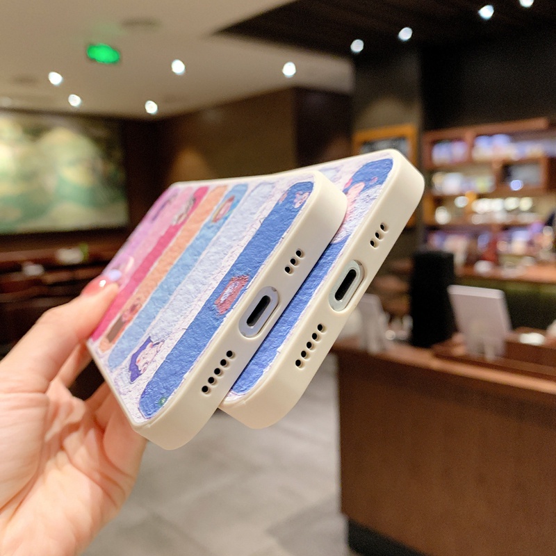 เคสมือถือซิลิโคน แบบนิ่ม ลายการ์ตูนน่ารัก สีสันสดใส สําหรับ Oppo Reno5