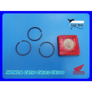 HONDA CA110 CA102 CA100 PISTON RING SET "GENUINE PARTS"  // แหวนลูกสูบ ของแท้ สินค้าคุณภาพดี