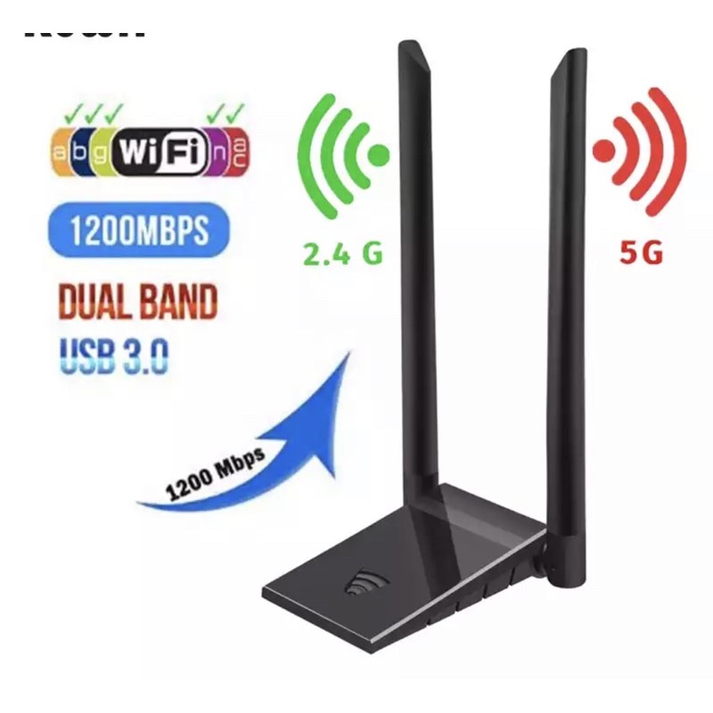 ลดราคา 1200Mbps Dual Band 2.4Ghz/5.8Ghz USB 3.0 Wireless Wifi Adapter IEEE 802.11 a/b/n/g/ac #ค้นหาเพิ่มเติม Video Capture เสาอากาศ High HDMI VGA Adapter Hard Drive Disk เอาท์พุท Converter