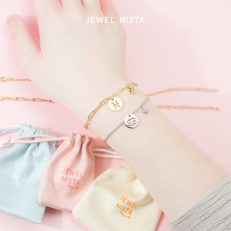 zodiac bracelet สร้อยข้อมือ จี้ 12 ราศี ราคา ถูกที่สุด ดีลบีเคเค แกลเลอรีภาพที่ 6