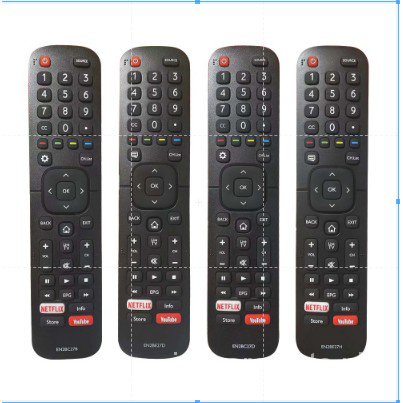 สําหรับ Dévant Hisense ควบคุม Remoto EN2BE27D EN2BE27H EN2BC27B EN2BC27D สมาร์ททีวี Bgh Noblex Ilo E
