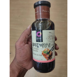 ซอสหมักหมูย่างเกาหลี ( Bulgogi Marinade) ตราชองจองวอน 500 กรัม หมักหมู Korean BBQ Pork Marinade Sauce (Bulgogi Marinade)