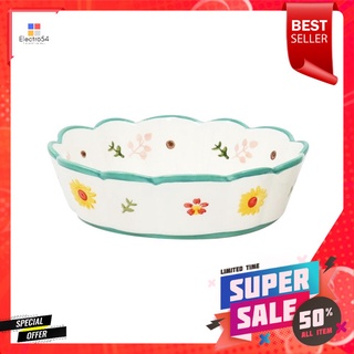 ชามขอบหยัก PORCELAIN KECH 8 นิ้ว CHRYSANPORCELAIN SCALLOPED EDGE BOWL KECH 8IN CHRYSAN