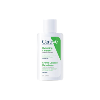เซราวี CERAVE Hydrating Cleanser ทำความสะอาดผิวหน้าและผิวกาย สำหรับผิวธรรมดา-ผิวแห้ง 88ml.(ทำความสะอาดผิวหน้า)