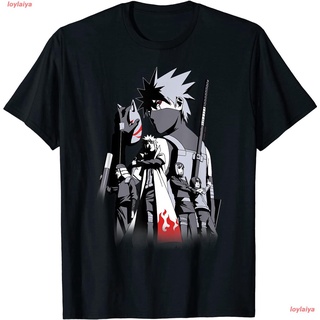 เสื้อยืดผ้าฝ้ายพรีเมี่ยม Naruto Shippuden Kakashi Story Limited Color Family Suit T-Shirt เสื้อยืดผู้ชาย ลายการ์ตูน นารู