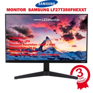 (LF27T350FHEXXT )MONITOR (จอมอนิเตอร์) SAMSUNG(LS27C310EAEXXT) 27" IPS 75Hz FREESYNC