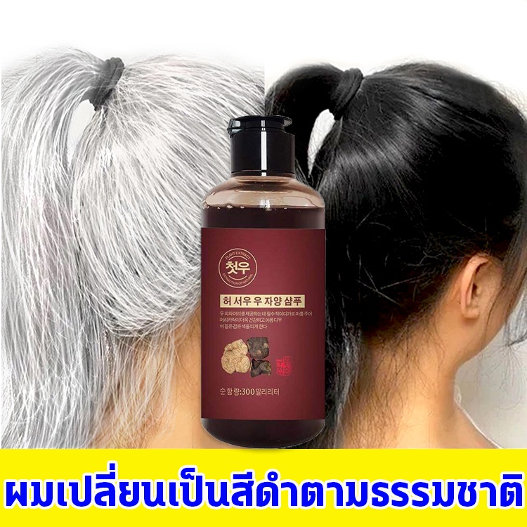 นำเข้าจากเกาหลี แชมพู Polygonum multiflorumแชมพ