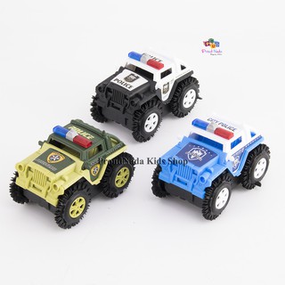 ProudNada Toys ของเล่นเด็กรถตำรวจตีลังกา MEIDIER.toys POLICE TIPPING CAR NP.M11-2