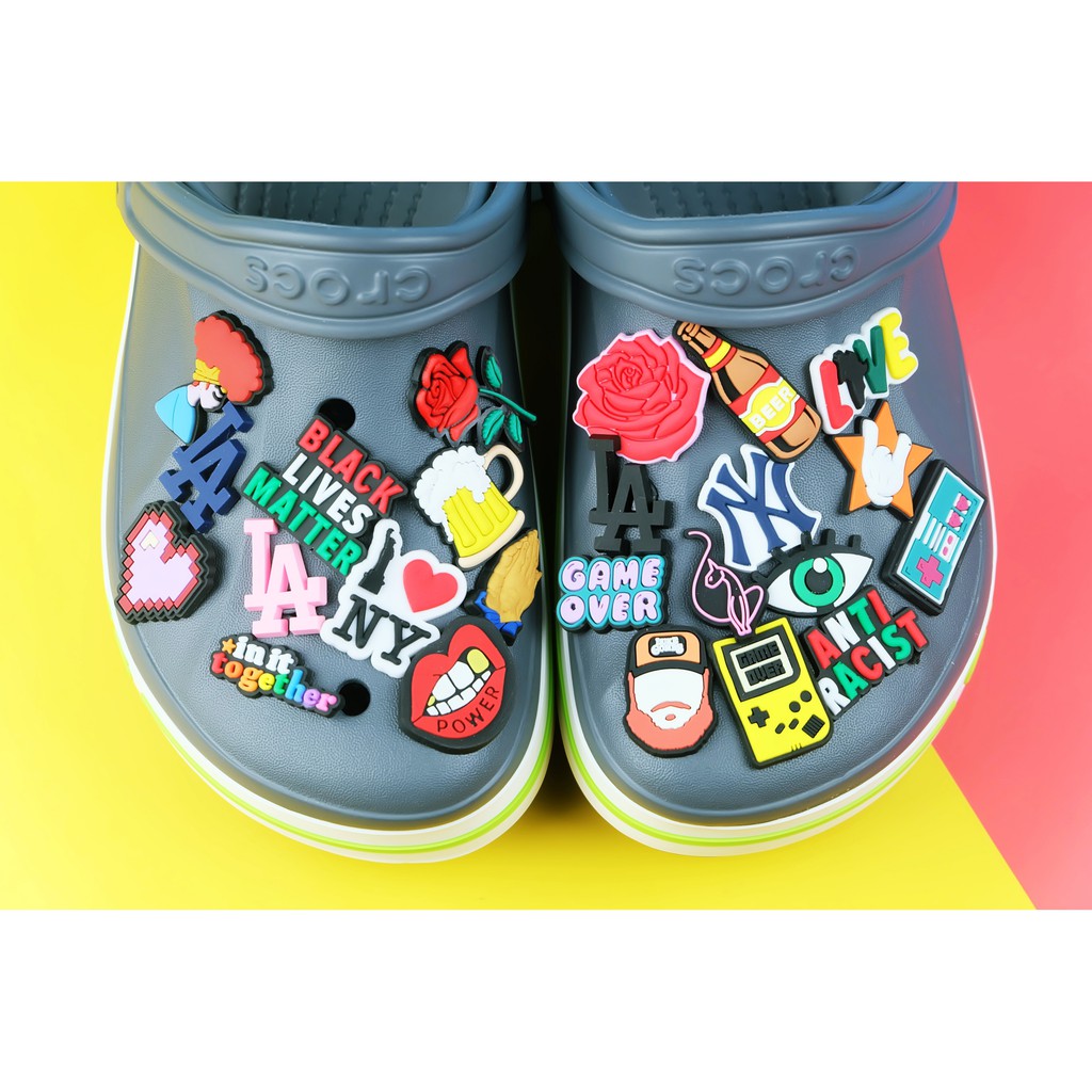 จิ๊บบิท ตัวติดรองเท้า มีรูทุกยี่ห้อ Adda Monobo มีลายให้เลือกถึง 2000+ ลาย - รูปที่ 2