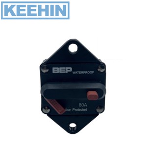 BEP เบรกเกอร์กันดูด แบบฝัง 80A BEP Panel Mount Thermal Circuit Breaker 80A