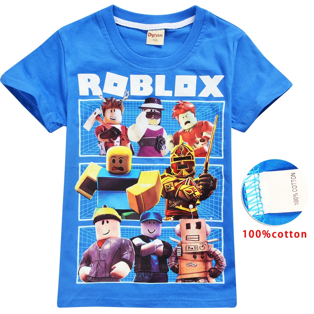 Roblox เส อย ดแขนส นส าหร บเด ก Shopee Thailand - เสอยดเดก roblox t shirt kids cotton tee shirt