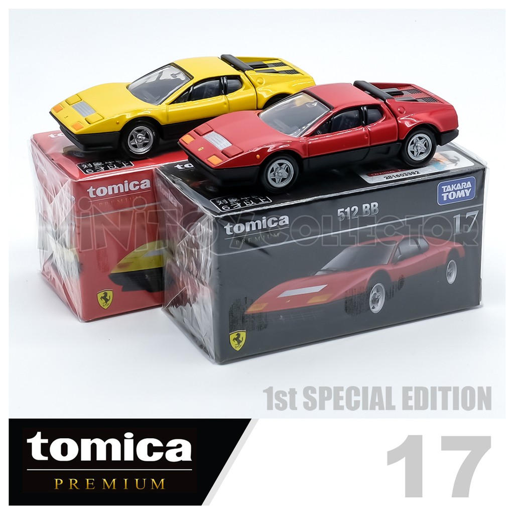 รถเหล็กTomica ของแท้ Tomica Premium No.17 512BB