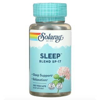 Solaray, Sleep Blend SP-17 100 VegCaps