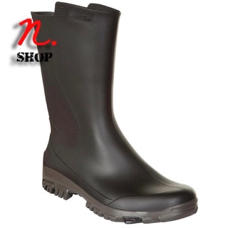 รองเท้าบูตสั้นสำหรับเด็ก รุ่น 100 I100 KIDS SHORT WELLIES - BLACK