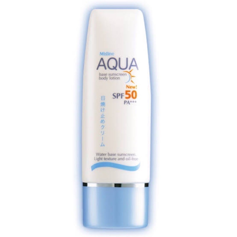 Sunscreen Mistine Aqua Body Lotion SPF 50+++PA