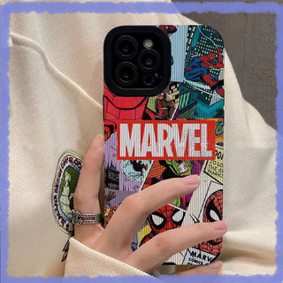 [เคสโทรศัพท์มือถือ] เคสไอโฟน พาวเวอร์แบงค์ โทรศัพท์มือถือ เคสโทรศัพท์มือถือ ลายการ์ตูนสไปเดอร์แมน อเมริกัน สําหรับ Iphone 6 7 8 11 12 13 12 pro max 7 8 p max plus