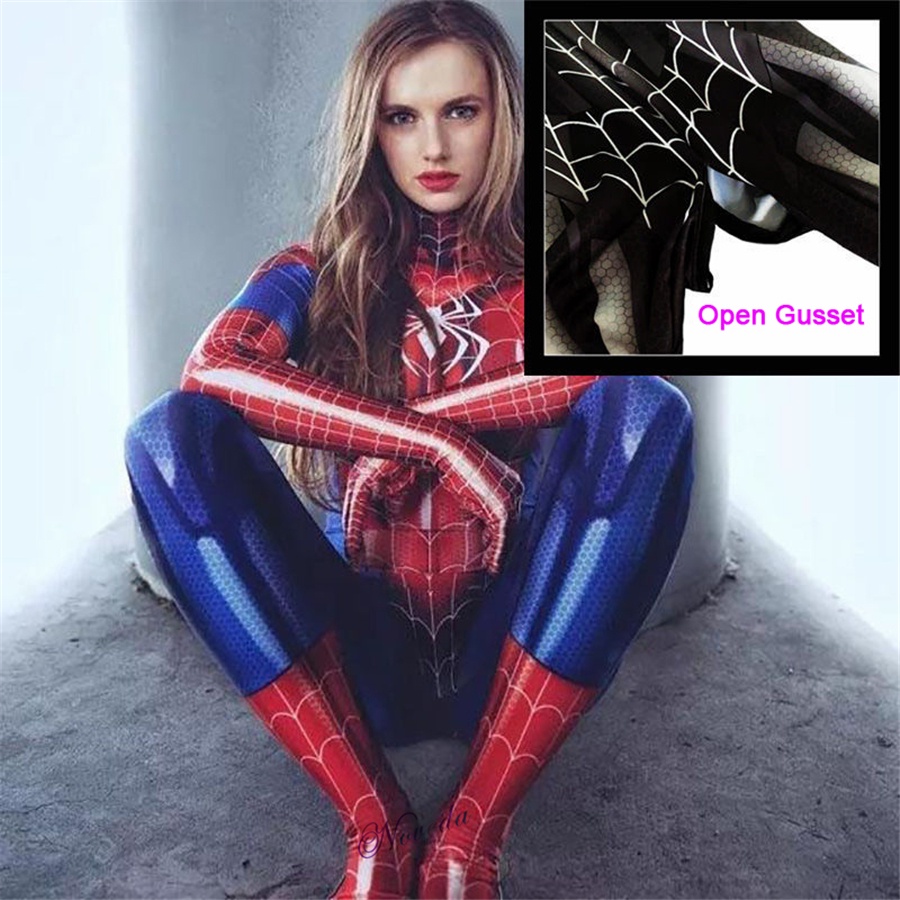 Spiderman Cosplay Woman Sexy Zentai Suit Spandex Bodysuit Superhero Zentai  Costume Halloween Carnival Party Fancy Dress Jumpsuit AliExpress Mobile |  Woman Zentai Suit Spandex Bodysuit Superhero Zentai Costume Halloween  Carnival Party Fancy