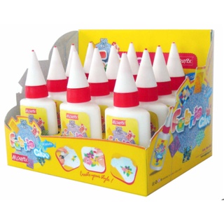 Hi Crafts กาวติดผ้า กาวทาผ้า กาวงานประดิษฐ์ Kid Art Fabric Glue รุ่น FG40 ขนาด 40 กรัม x 12 ขวด (ยกกล่อง)