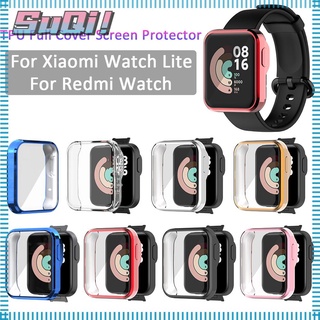 Soft TPU Protective Case Full Cover Screen Protector For Xiaomi Mi Watch Lite Redmi Watch