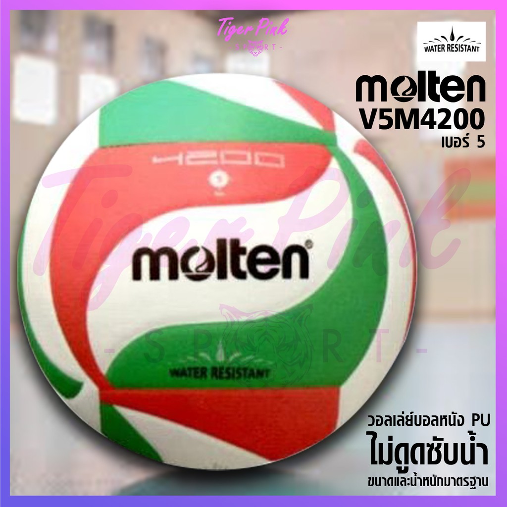 ลูกวอลเลย์บอล วอลเลย์บอล Molten รุ่น V5M4200