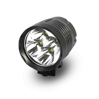 ไฟฉายติดจักรยาน 4 หัว Cree XM-L T6 LED 5200 Lumens + ถ่านชาร์ต + ที่ชาร์ต