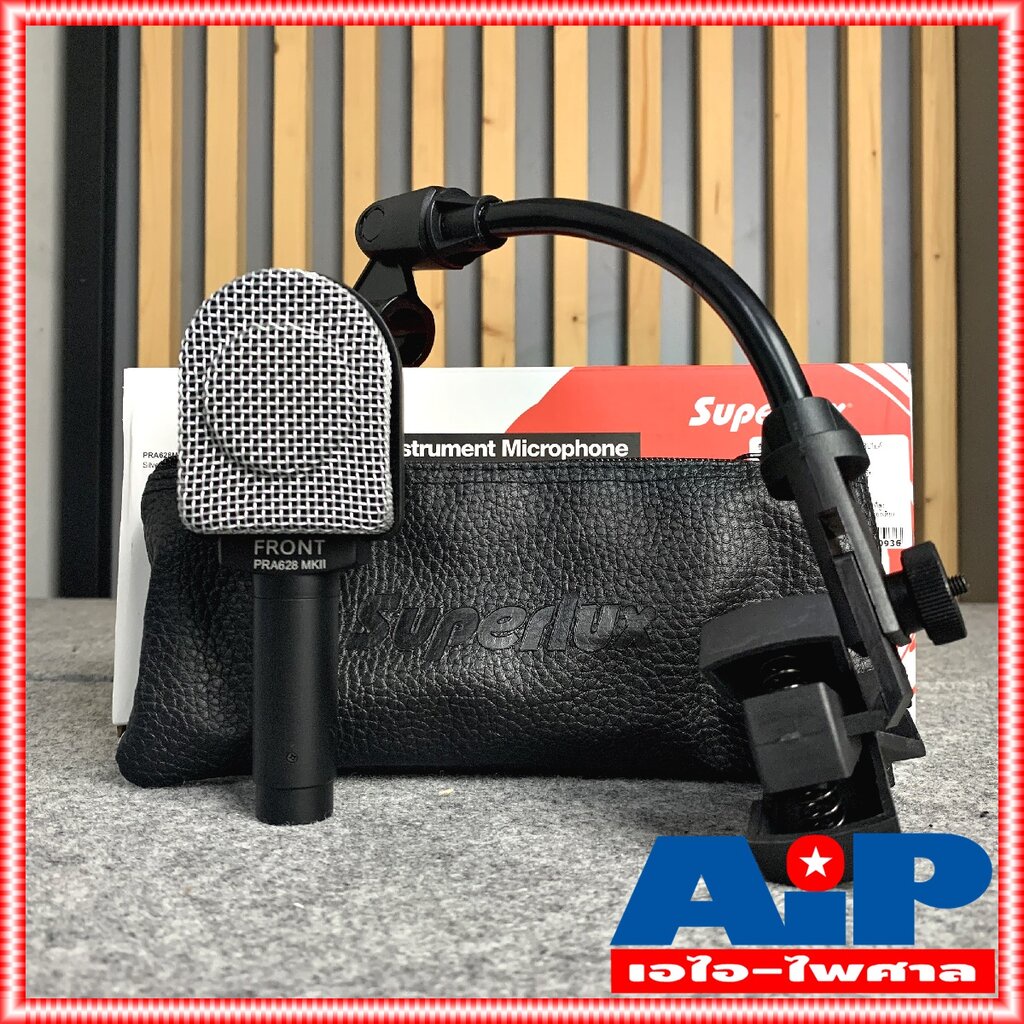 SUPERLUX PRA628II ไมค์ตู้กีตาร์ PRA 628 II Unidirectional Instrument Microphone PRA-628 II guitar mi