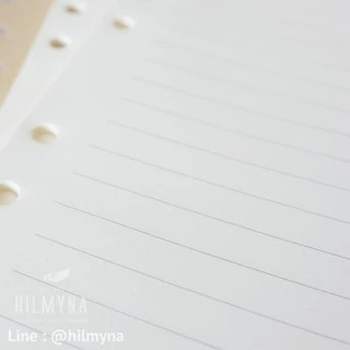 HILMYNA Refill paper A5 กระดาษรีฟิลล์ขนาดA5 *ใช้ได้กับสมุดของHILMYNA เท่านั้น