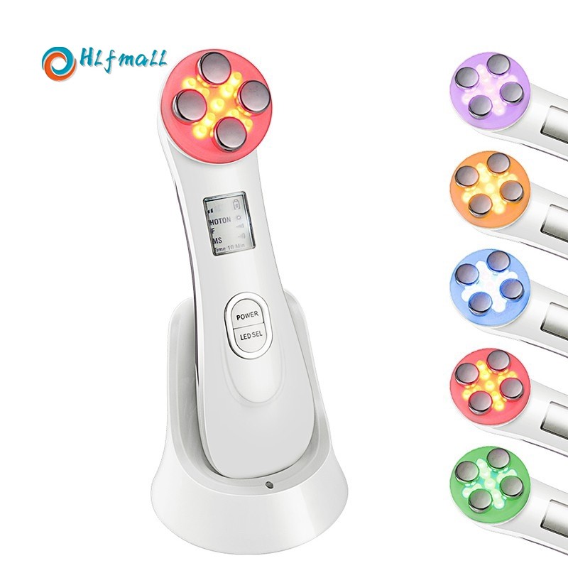 Mesotherapy Electroporation RF ความถี่วิทยุ LED Photon Facial Beauty Machine