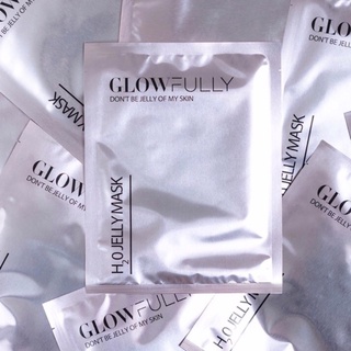 **พร้อมส่ง** ( ขายแยกแผ่น ) มาส์กหน้าเจลลี่ Glowfully H2O Jelly Mask