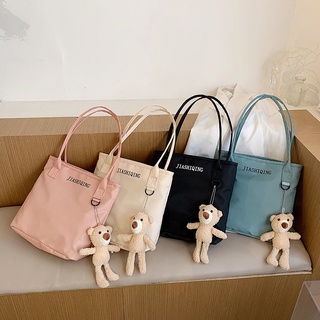 miumiubag(MI1645)-G3กระเป๋าสะพายไหล่ผ้าไนล่อน สะพายไหล่ผู้หญิง(ไม่มีพวงกุญแจ)