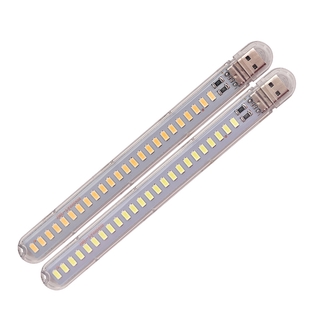 โคมไฟอ่านหนังสือ Smd5730 12W Led 24 Leds Usb Dc 5V สีขาวแสงอุ่นขนาดพกพา