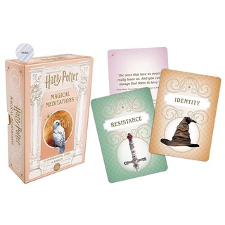 HARRY POTTER: MAGICAL MEDITATIONS: 64 INSPIRATIONAL CARDS BASED ON THE WIZARDING พร้อมส่ง!