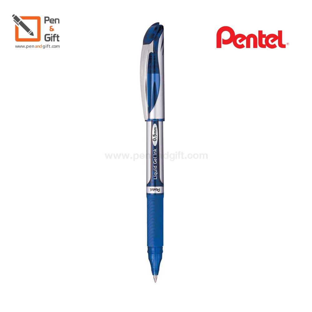 Pentel Energel Gel Ink BL55 0.5 mm. – ปากกาหมึกเจล เพนเทล เอ็นเนอร์เจล รุ่น BL55 ขนาด 0.5 มม. แบบปลอก [Penandgift]