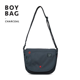 Boy relife charcoal navy bag กระเป๋าสะพายข้าง รุ่นบอย สีกรมดำ