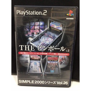 แผ่นแท้ [PS2] Simple 2000 Series Vol. 26: The Pinball x 3 (Japan) (SLPM-62307)