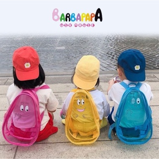 กระเป๋าสะพาย  Barbapapa  มาในวัสดุพลาสติกใสๆ