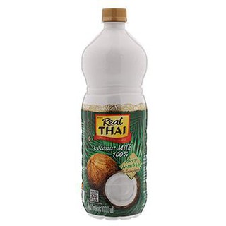 Real Thai Coconut Milk1000ml.  เรียลไทยกะทิ 1000 มล.