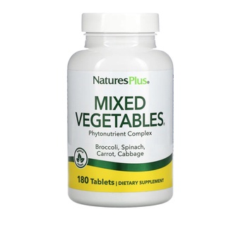 Natures Plus, Mixed Vegetables, 180 Tablets