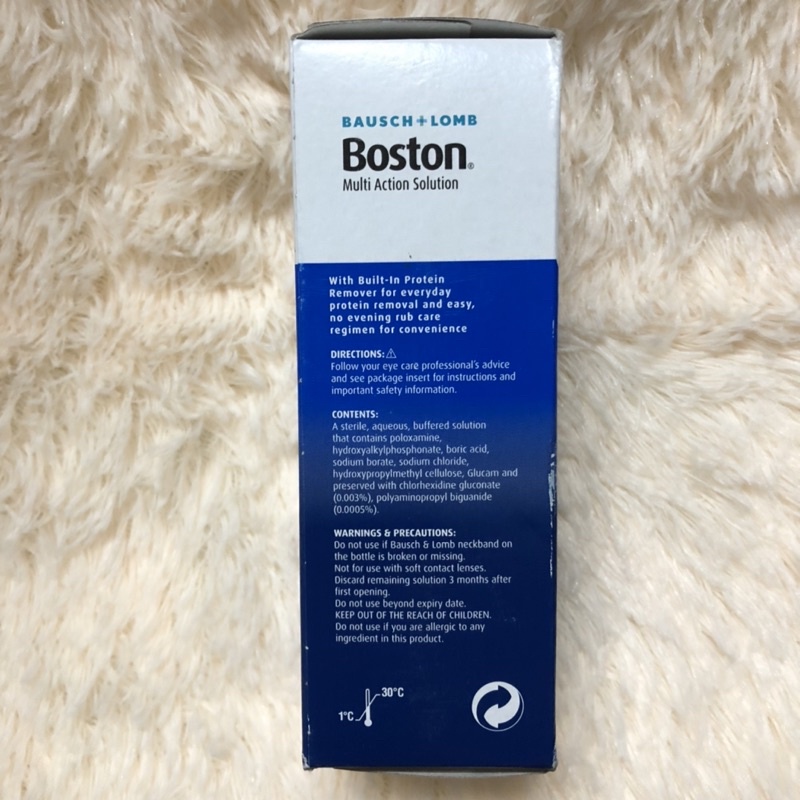 พร้อมส่ง น้ำยาล้างคอนแทคเลนส์สำหรับเลนส์แข็ง Boston simplus multi ...