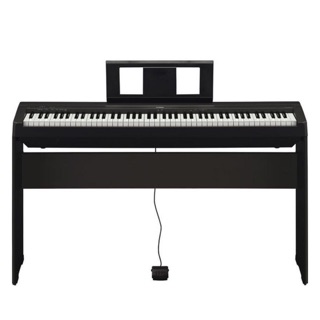 YAMAHA Digital Pianoรุ่นP-45 B ( Black )พร้อม ขาตั้ง+ที่วางโน้ต+เก้าอี้+ SUSTAIN